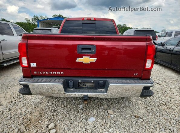 3GCUKSEC4JG186083 2018 CHEVROLET SILVERADO Red Vista trasera