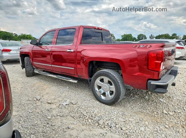 3GCUKSEC4JG186083 2018 CHEVROLET SILVERADO Red Trasero izquierdo