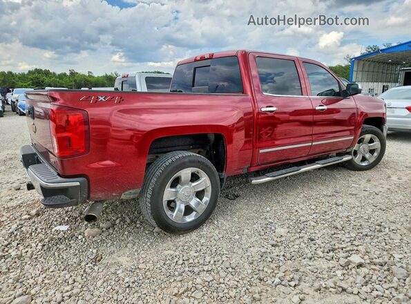 3GCUKSEC4JG186083 2018 CHEVROLET SILVERADO Red Trasero derecho