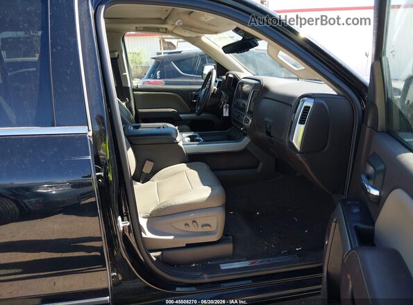 3GCUKSEC5JG106905 2018 CHEVROLET SILVERADO Black წინა სალონის ხედი