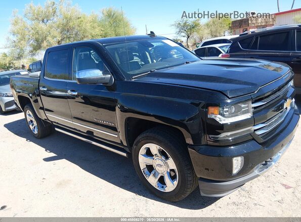 3GCUKSEC5JG106905 2018 CHEVROLET SILVERADO Black ხელსაწყოთა პანელის ხედი