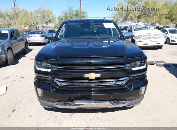 3GCUKSEC5JG106905 2018 CHEVROLET SILVERADO Black წინა პანელის ხედი