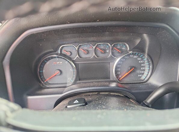 3GCUKSEC6HG100489 2017 CHEVROLET SILVERADO Black Widok zestawu wskaźników