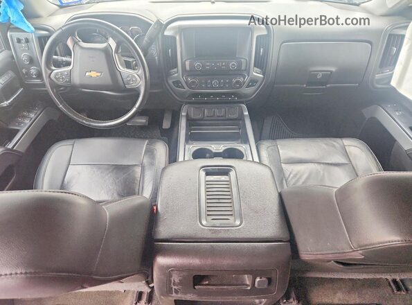 3GCUKSEC6HG100489 2017 CHEVROLET SILVERADO Black Widok deski rozdzielczej