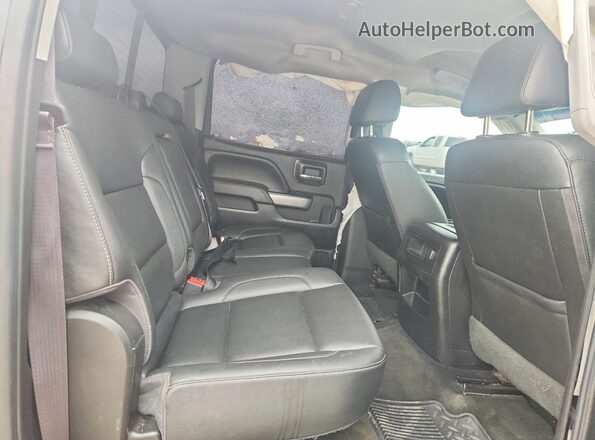 3GCUKSEC6HG100489 2017 CHEVROLET SILVERADO Black Widok tylnych siedzeń