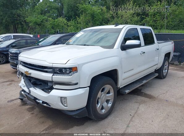 3GCUKSEC7GG368692 2016 CHEVROLET SILVERADO White წინა მარცხენა ხედი სამი მეოთხედიდან