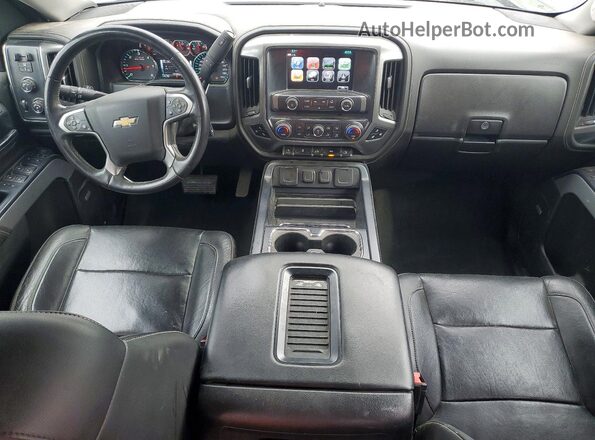 3GCUKSEC7HG256606 2017 CHEVROLET SILVERADO Black Widok deski rozdzielczej