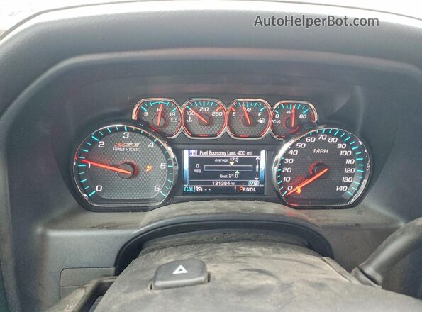 3GCUKSEC7HG256606 2017 CHEVROLET SILVERADO Black Widok zestawu wskaźników