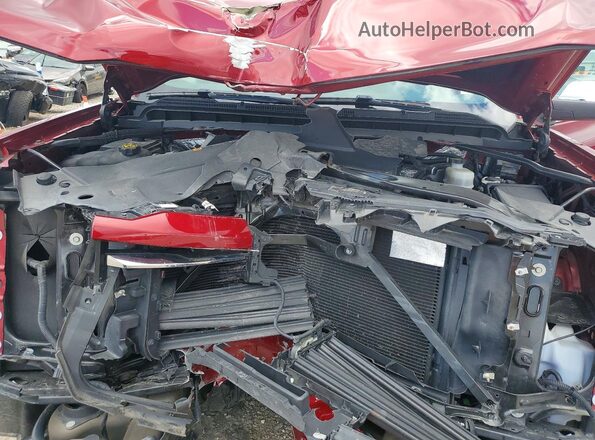 3GCUKSEC8JG278250 2018 CHEVROLET SILVERADO Красный Вид задней части салона