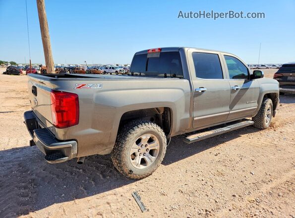 3GCUKSEC9HG355315 2017 CHEVROLET SILVERADO Серый Задняя правая четверть