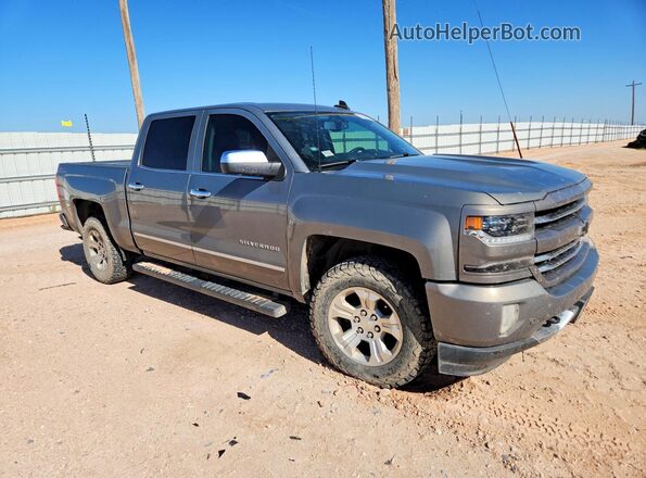 3GCUKSEC9HG355315 2017 CHEVROLET SILVERADO Серый Передняя правая четверть