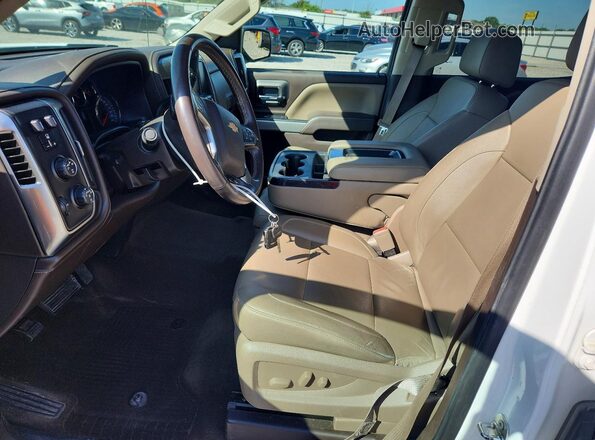 3GCUKSECXGG342135 2016 CHEVROLET SILVERADO White Vista interior delantera