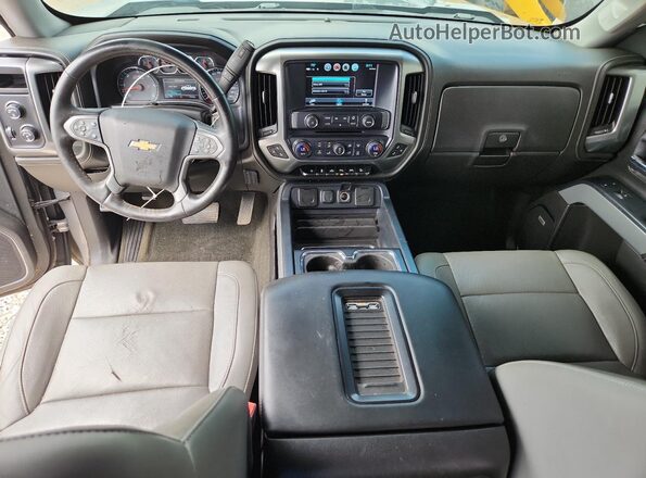 3GCUKSECXHG207514 2017 CHEVROLET SILVERADO Gray Widok deski rozdzielczej