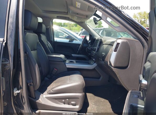 3GCUKSEJ1JG221578 2018 CHEVROLET SILVERADO Black Widok wnętrza z przodu