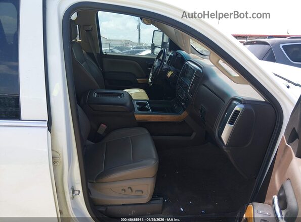 3GCUKSEJ8GG290020 2016 CHEVROLET SILVERADO Белый Вид салона спереди
