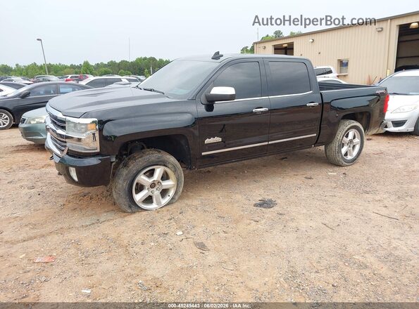 3GCUKTEC2GG102213 2016 CHEVROLET SILVERADO Black Առջևի ձախ երեք քառորդ տեսարան