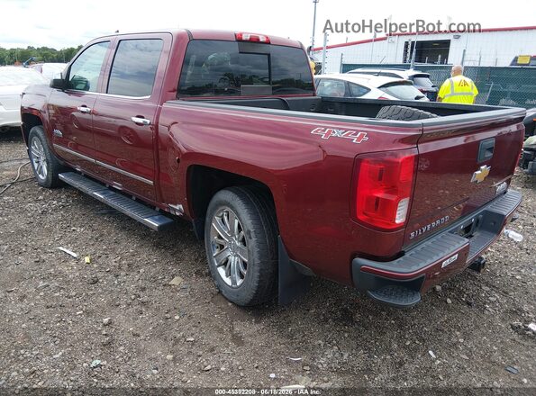 3GCUKTEC5GG217405 2016 CHEVROLET SILVERADO Темно-бордовый Задняя левая четверть