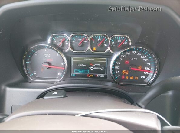 3GCUKTEC5GG217405 2016 CHEVROLET SILVERADO Темно-бордовый Вид задних сидений