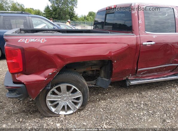 3GCUKTEC5GG217405 2016 CHEVROLET SILVERADO Темно-бордовый Вид спереди