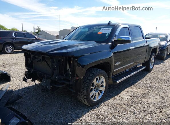 3GCUKTEC7GG196010 2016 CHEVROLET SILVERADO Black Передня ліва чверть