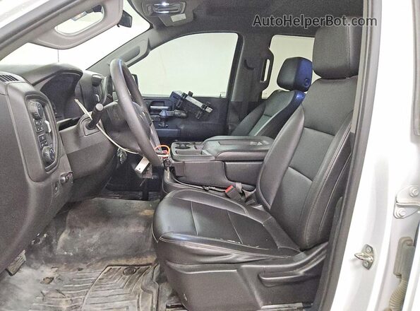 3GCUYAEF4LG293799 2020 CHEVROLET SILVERADO White Vista interior delantera