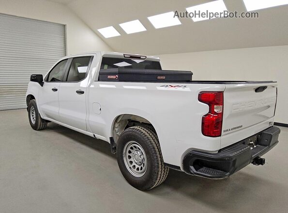 3GCUYAEF4LG293799 2020 CHEVROLET SILVERADO White Trasero izquierdo