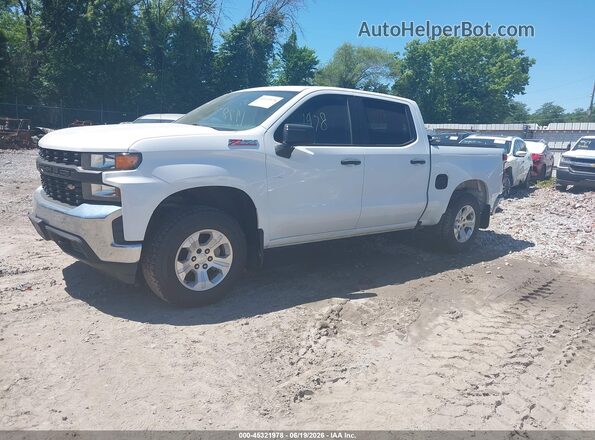 3GCUYAEF6MG312466 2021 CHEVROLET SILVERADO White Передня ліва чверть