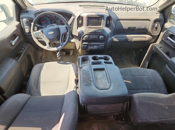 3GCUYAEF9LG334301 2020 CHEVROLET SILVERADO White Widok deski rozdzielczej