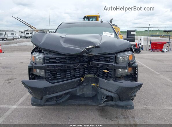 3GCUYBEF0KG700859 2019 CHEVROLET SILVERADO Black Դիմացի տեսք