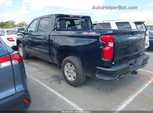 3GCUYBEF5LG317713 2020 CHEVROLET SILVERADO Black Tył lewy