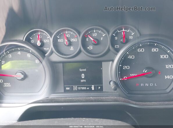 3GCUYBEF5LG317713 2020 CHEVROLET SILVERADO Black Widok tylnych siedzeń