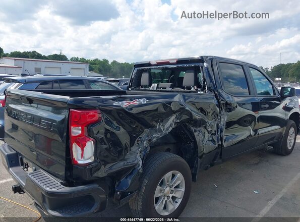 3GCUYBEF5LG317713 2020 CHEVROLET SILVERADO Black Widok z przodu