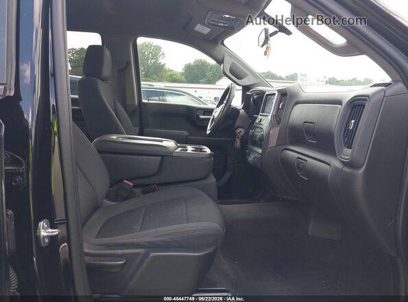3GCUYBEF5LG317713 2020 CHEVROLET SILVERADO Black Widok wnętrza z przodu