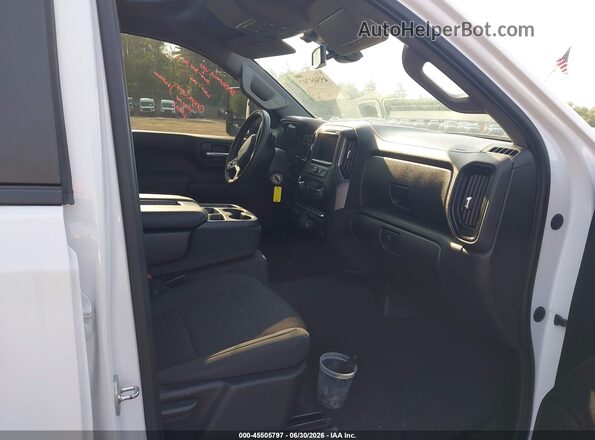 3GCUYBEF5MG320807 2021 CHEVROLET SILVERADO White Widok wnętrza z przodu