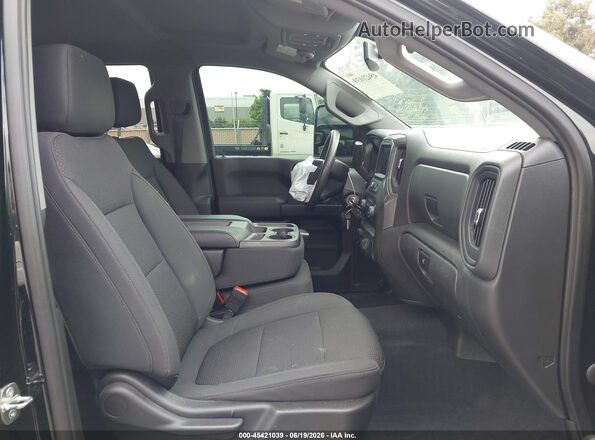 3GCUYBEFXKG700383 2019 CHEVROLET SILVERADO Black Front interior view