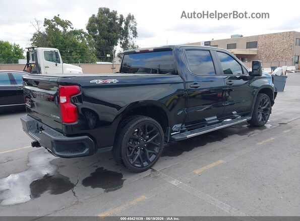 3GCUYBEFXKG700383 2019 CHEVROLET SILVERADO Black Rear right