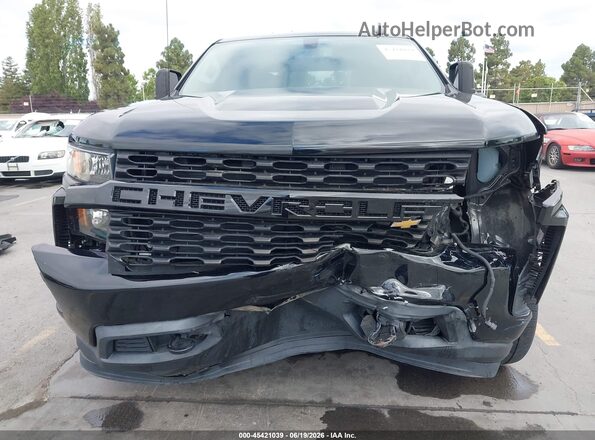3GCUYBEFXKG700383 2019 CHEVROLET SILVERADO Black Front view