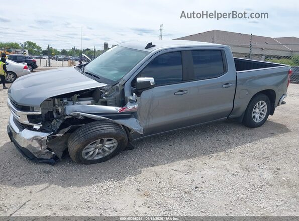 3GCUYDED0LG333425 2020 CHEVROLET SILVERADO Серый Передняя левая четверть