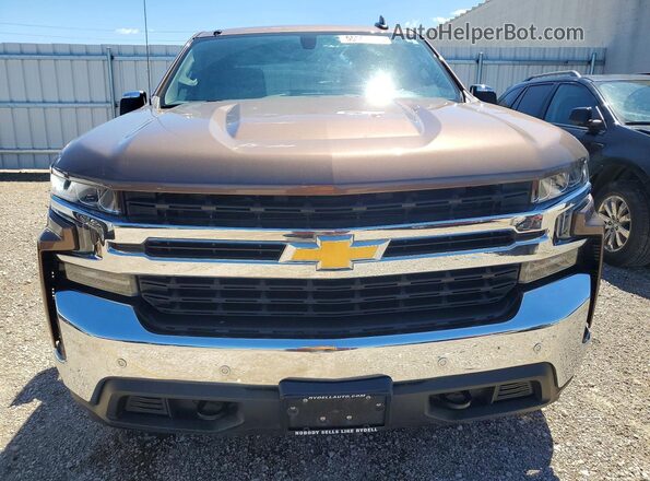 3GCUYDED2KG267703 2019 CHEVROLET SILVERADO Brown Вид спереду