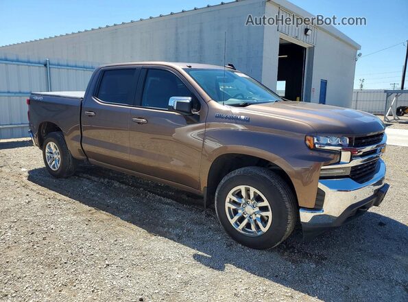3GCUYDED2KG267703 2019 CHEVROLET SILVERADO Brown Передня права чверть