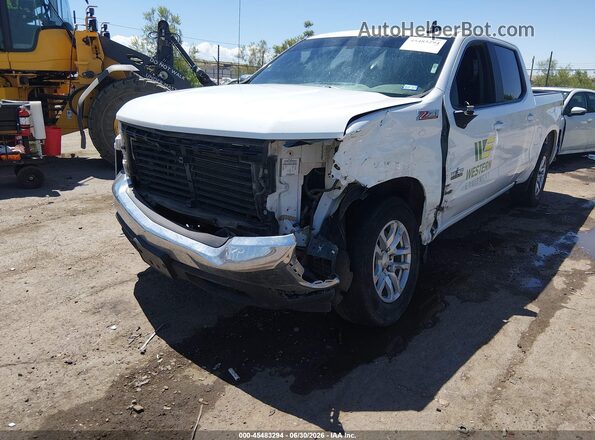 3GCUYDED2LG208121 2020 CHEVROLET SILVERADO White Widok z przodu