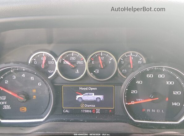 3GCUYDED2LG208121 2020 CHEVROLET SILVERADO White Widok tylnych siedzeń