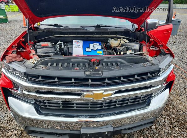 3GCUYDED2LG265158 2020 CHEVROLET SILVERADO Red Սալոնի հետևի տեսք