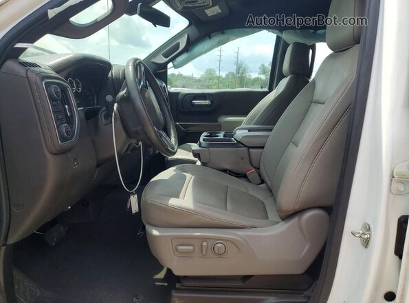 3GCUYDED2MG213935 2021 CHEVROLET SILVERADO White წინა სალონის ხედი