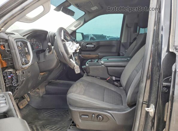 3GCUYDED3NG171874 2022 CHEVROLET SILVERADO Черный Вид салона спереди