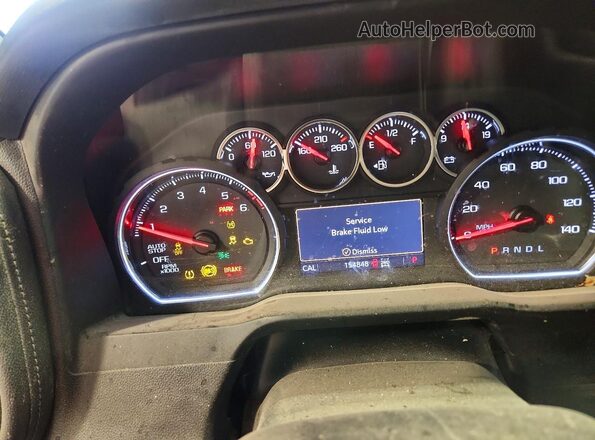 3GCUYDED8KG281315 2019 CHEVROLET SILVERADO Charcoal Սարքավորումների վահանակի տեսք