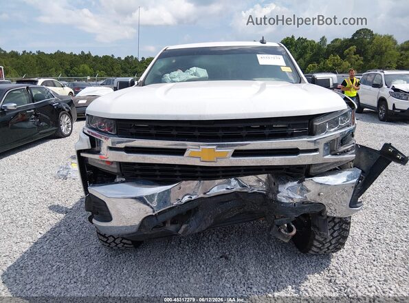 3GCUYDED8LG244766 2020 CHEVROLET SILVERADO White Vista del cuadro de instrumentos