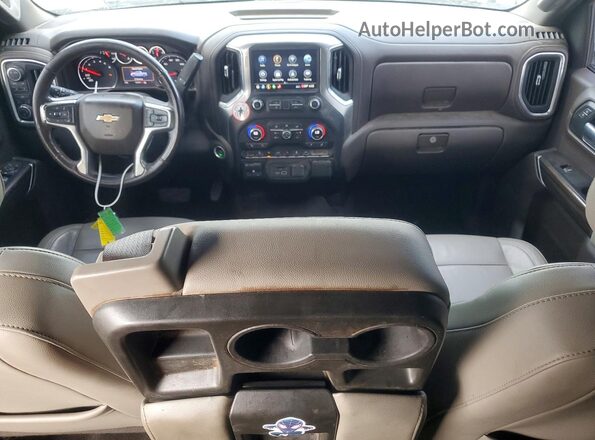 3GCUYDET0LG272004 2020 CHEVROLET SILVERADO White Dashboard view