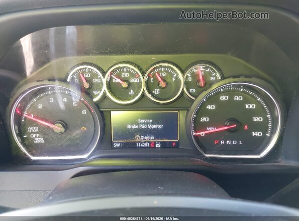3GCUYDET0NG218477 2022 CHEVROLET SILVERADO Серебряный Вид задних сидений