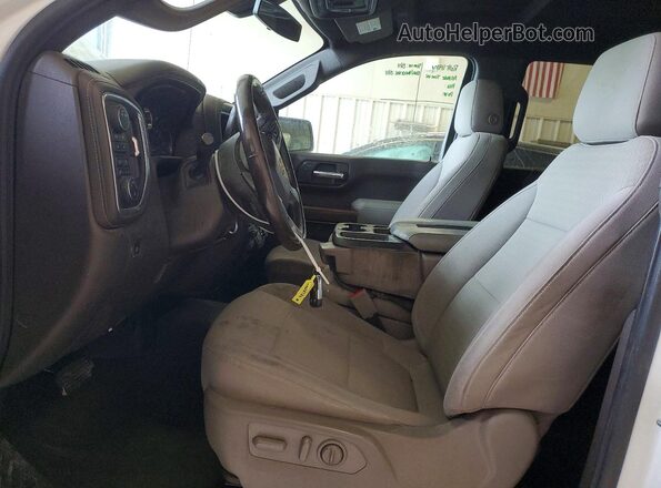 3GCUYDET5MG363643 2021 CHEVROLET SILVERADO White Vista interior delantera